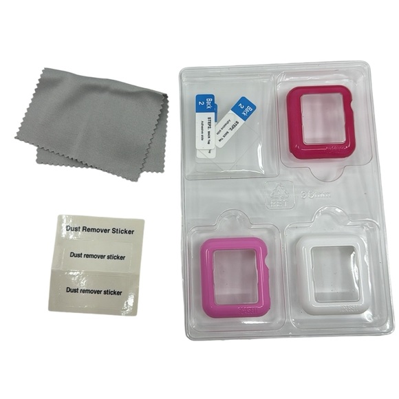 Apple Watch Protection Bundle: 3x Cases & Tempered Glass Screen Protectors - Picture 3 of 6